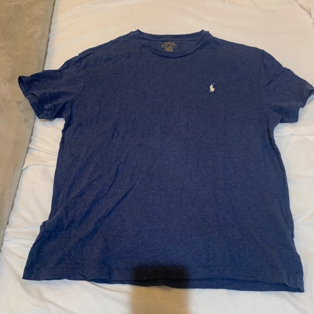 🔵 3 for $15 Men’s navy Polo T-shirt classic fit